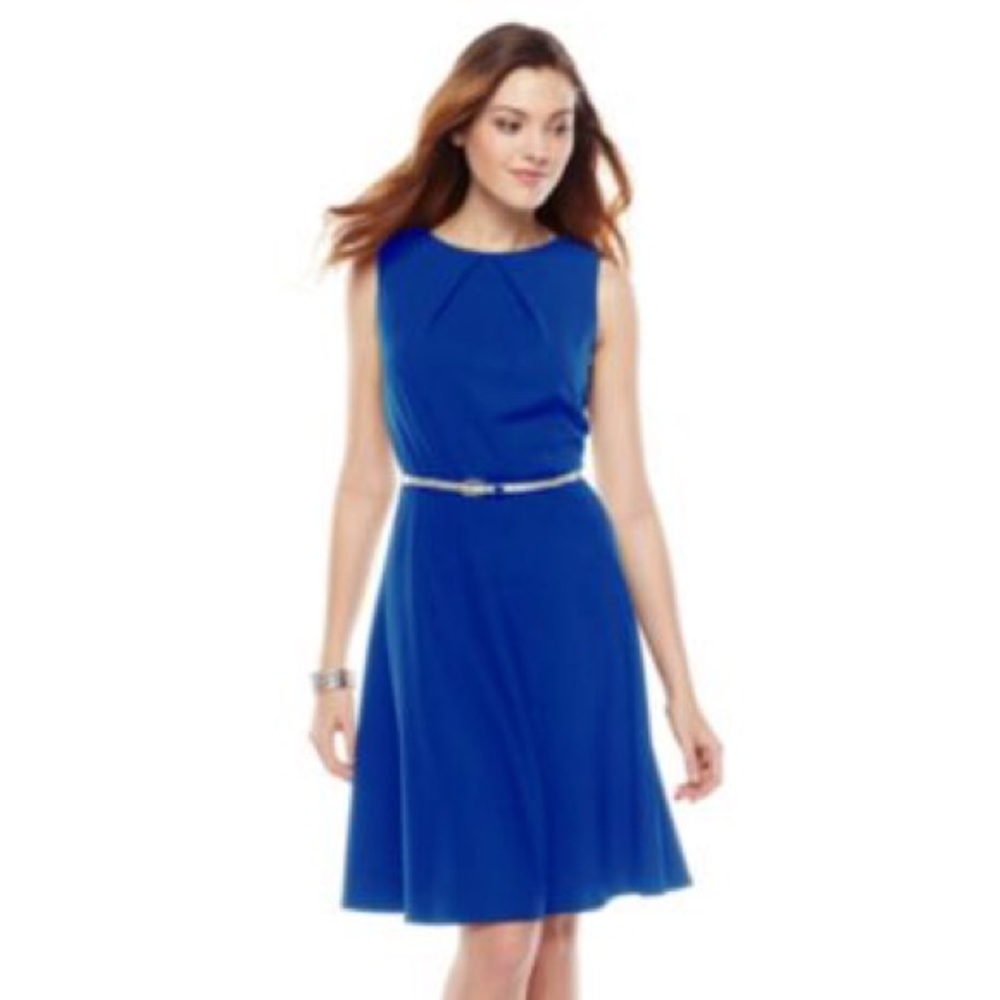 Blue dress